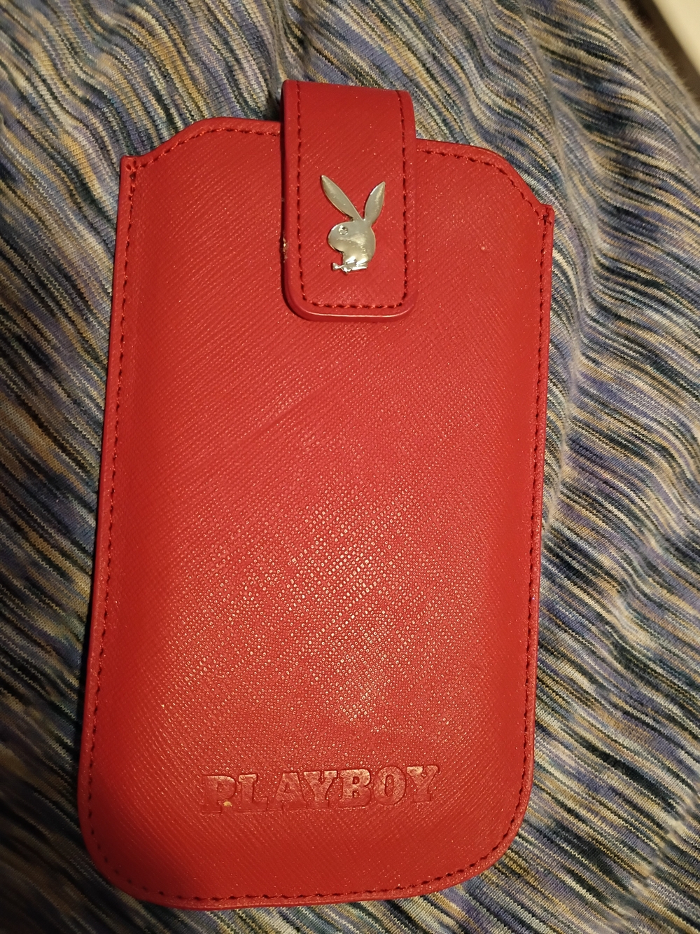 PLAYBOY Red Slide Phone Sleeve